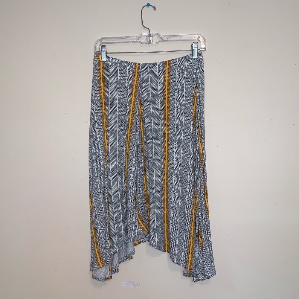 Final Apt. 9 Midi Asymmetrical Patterned Skirt - image 1